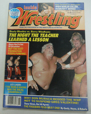 Inside Wrestling Magazine Dusty Rhodes & Barry Windham November 1988 062615R2
