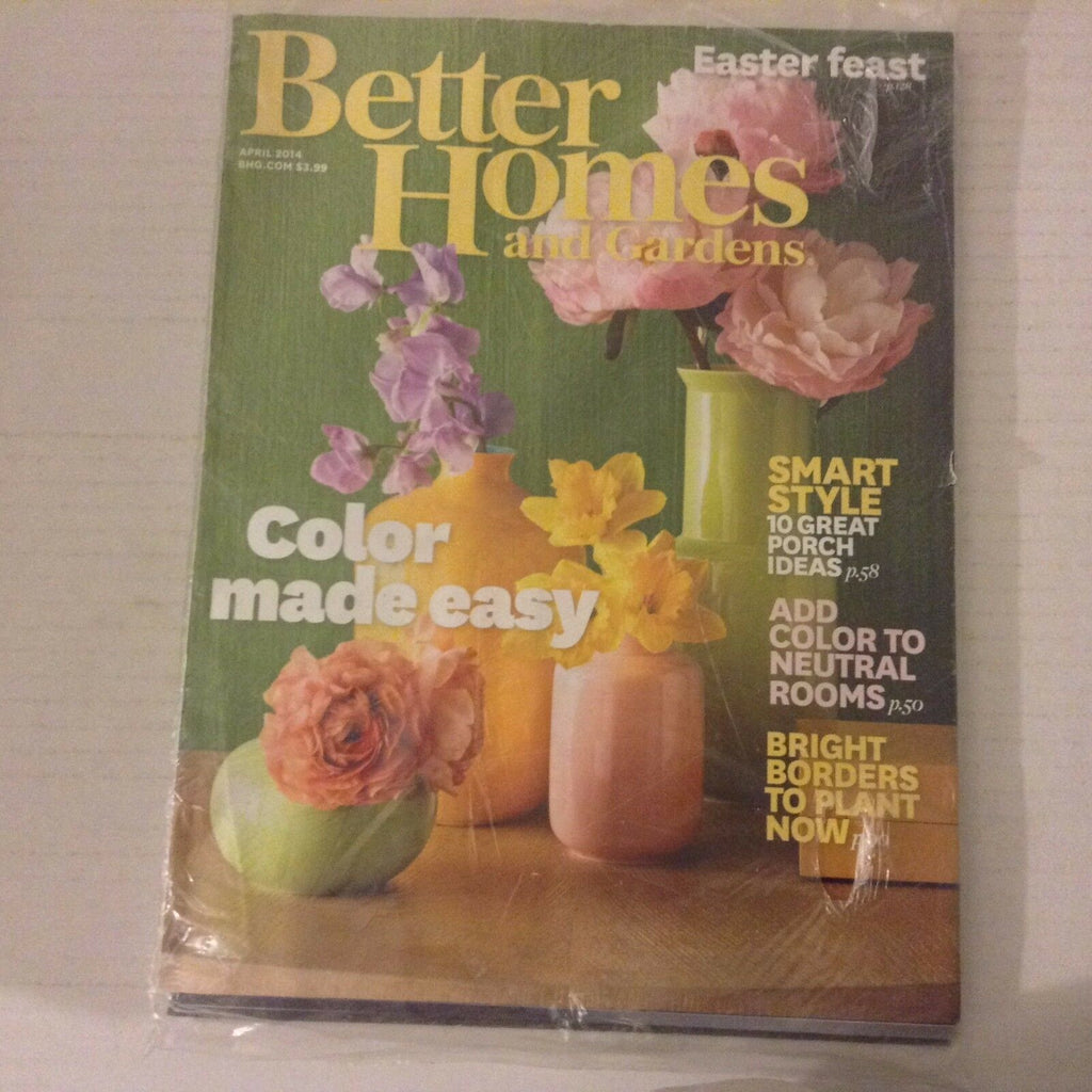 Better Homes And Gardens Magazine Color Made Easy April 2014 NEW 052017nonrh