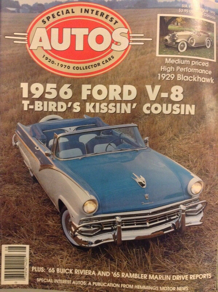 Special Interest Autos Magazine Ford V-8 T-Bird 1956 August 1995 042118nonrh