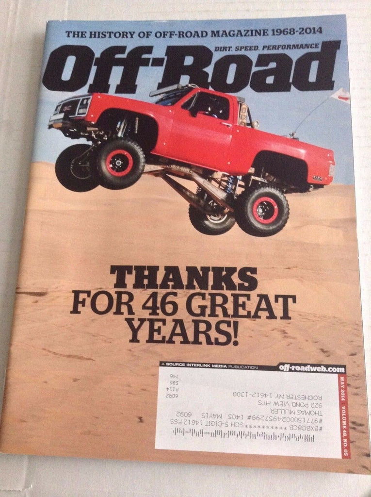 Off-Road Magazine 46th Anniversary May 2014 032317NONRH