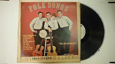 33 RPM Vinyl The Sundowners Folk Songs Crown 5279 110414KME