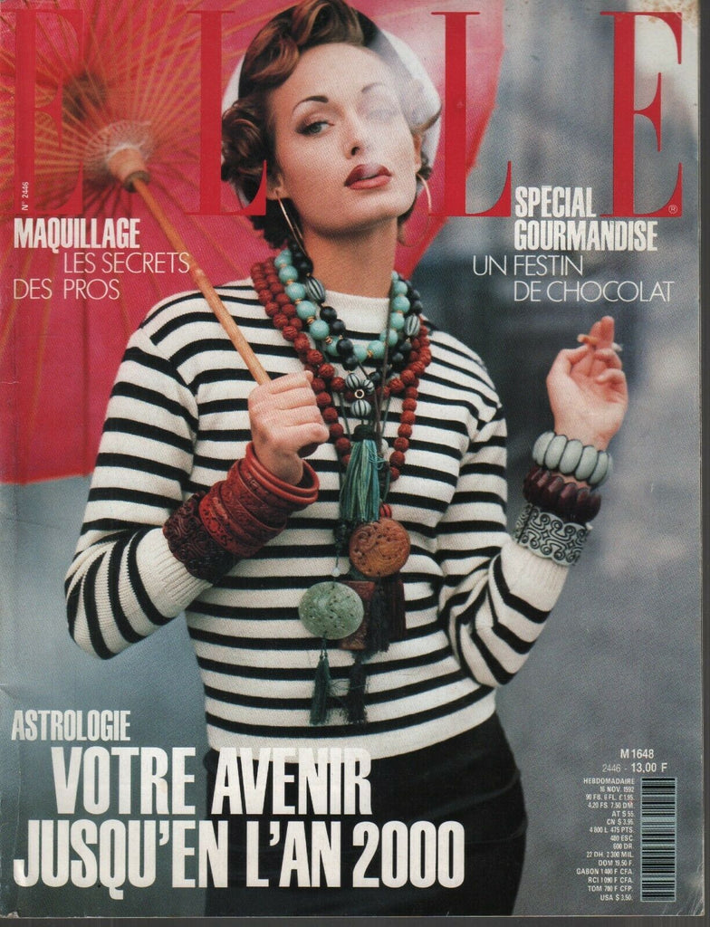 Elle French Fashion Magazine 15 Novembre 1992 Tiziano Magni 091719AME2