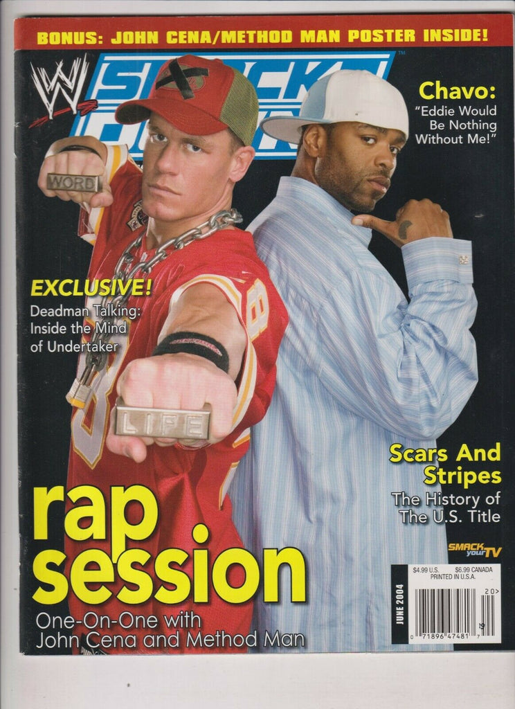 WWE Smack Down Mag John Cena Redman June 2004 112219nonr