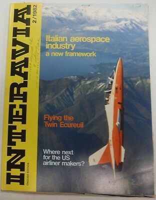 Interavia Magazine Italian Aerospace Industry February 1982 FAL 062215R2