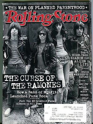 Rolling Stone Magazine April 21 2016 Curse Of The Ramones EX 071416jhe