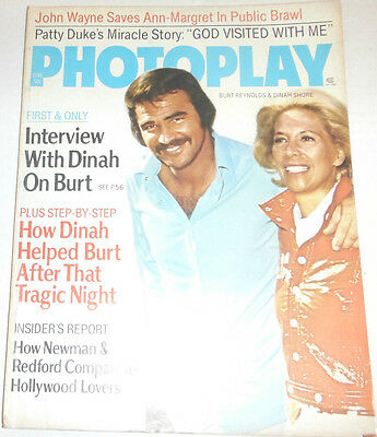 Photoplay Magazine Patty Duke & Burt Reynolds June 1973 NO ML 072914R