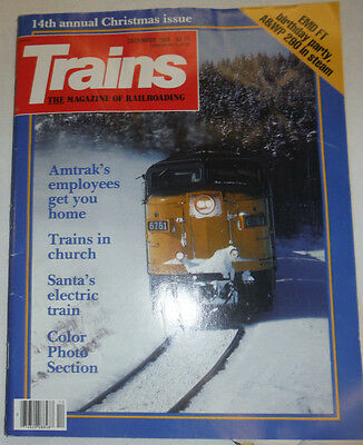 Trains Magazine Amtrack's Employees Get You Home December 1989 021115R