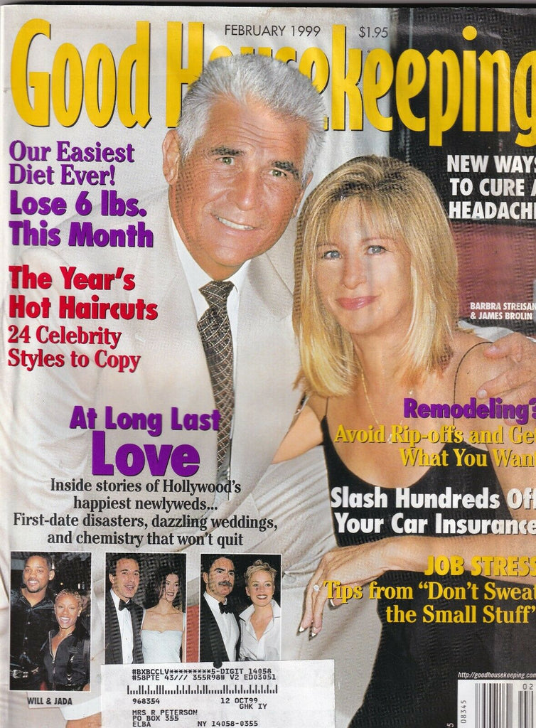 Good Housekeeping Barbra Streisand James Brolin February 1999 100119nonr