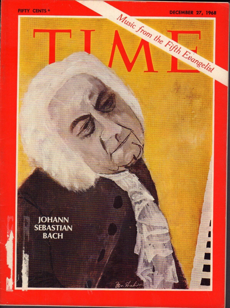 Time Magazine December 27 1968 Johann Sebastian Bach 101917nonjhe