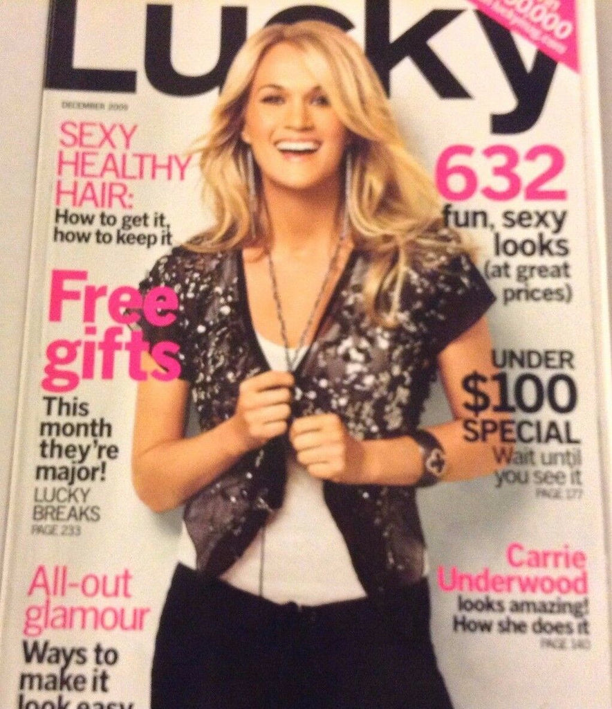 Lucky Magazine Carrie Underwood December 2009 NO ML 072617nonrh2
