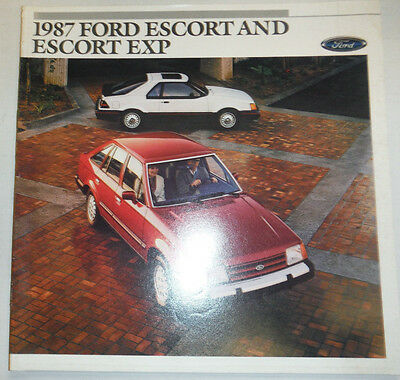 Ford Escort And Escort Exp Catalog 1987 122614R