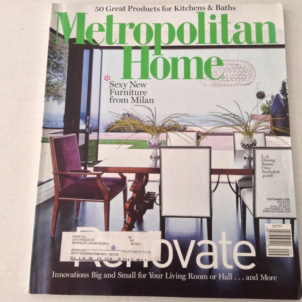 Metropolitan Home Magazine Furniture From Milan September 2008 070217nonrh