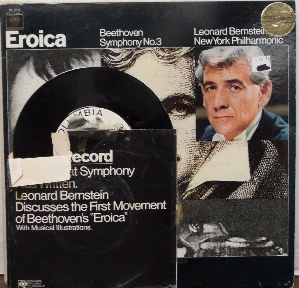 Eroica Beethoven Symphony No. 3 Leonard Bernstein 33RPM ML6174 010117LLE #2