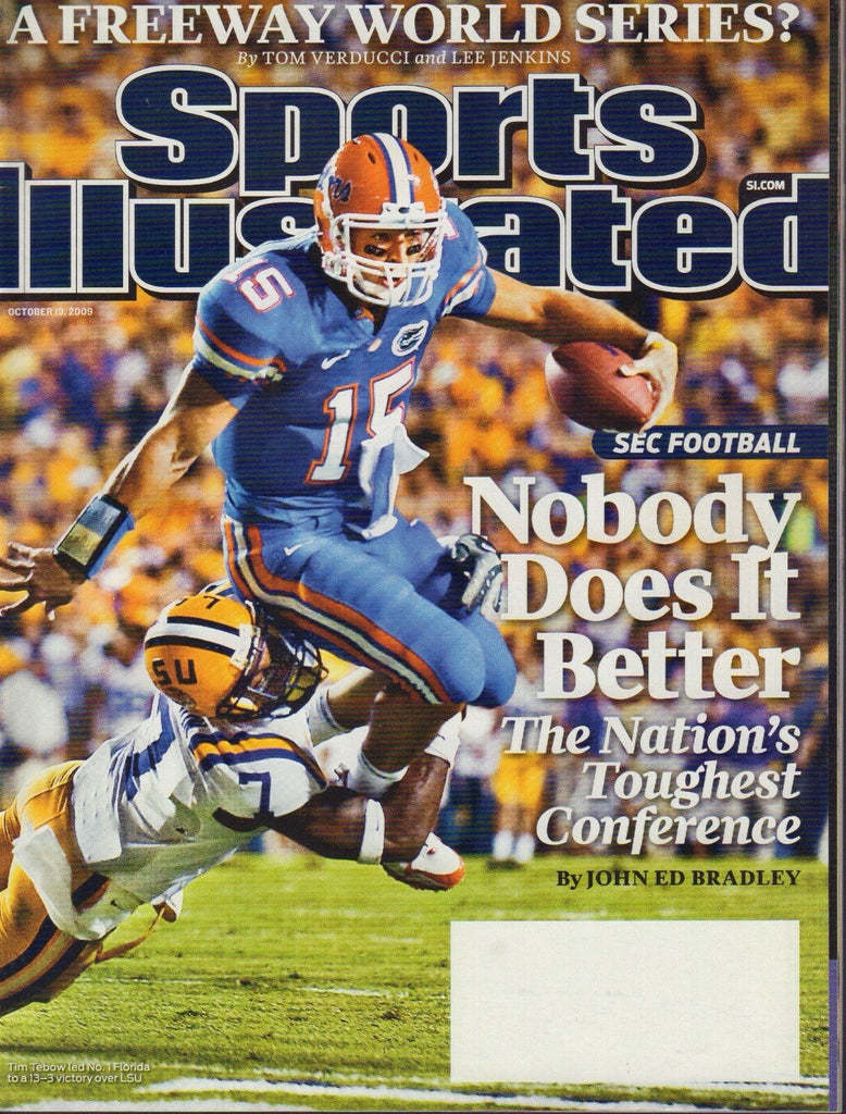 Sports Illustrated Magazine October 19 2009 Tim Tebow No ML 071817nonjhe