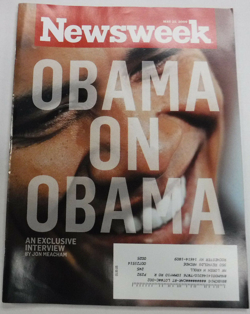 Newsweek Magazine Obama On Obama May 25, 2009 101816R
