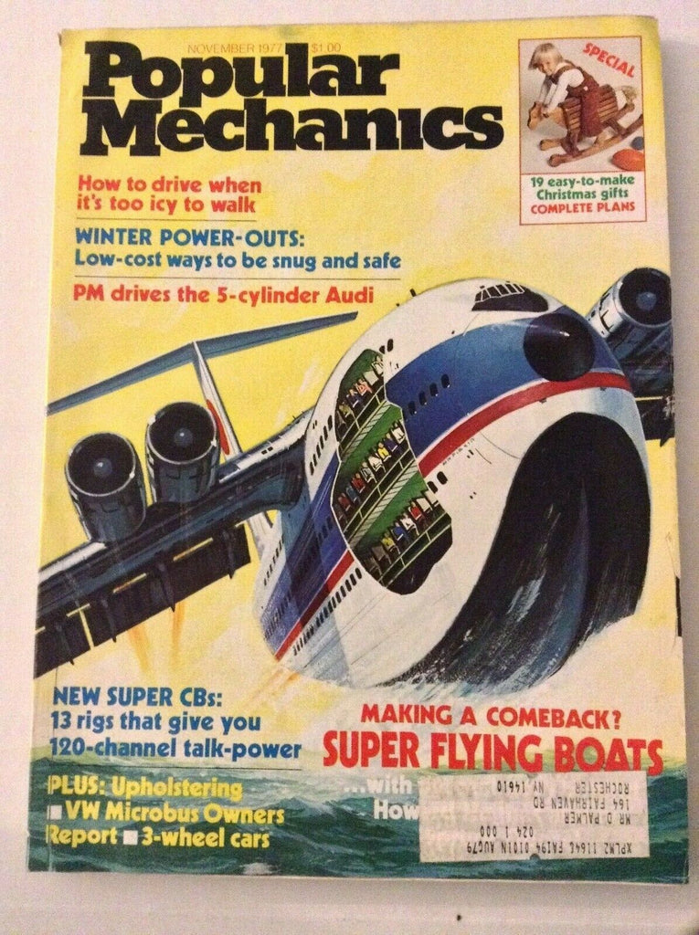 Popular Mechanics Magazine Winter Power Outs November 1977 061219nonrh