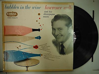 33 RPM Vinyl Lawrence Welk Bubbles in The Wine Coral CRL57038 010615KME