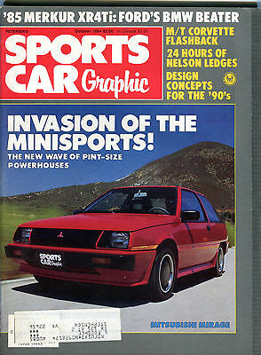 Sports Car Graphic Magazine October 1984 Mitsubishi Mirage EX 012516jhe