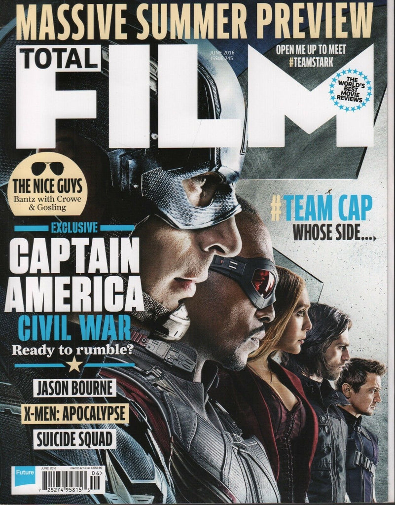 Total Film June 2016 Captain America Civil War Jason Bourne 072618DBE