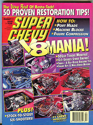 Super Chevy Magazine February 1994 V8 Mania! EX 022216jhe