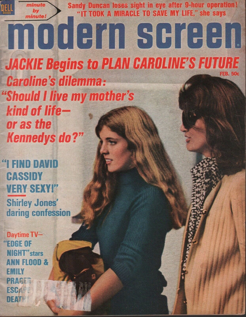 Modern Screen February 1972 Jackie Kennedy Caroline Kennedy 050918DBE