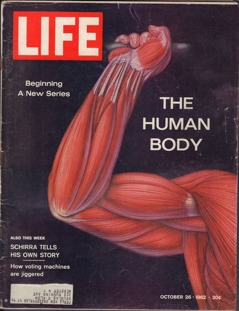 Life October 26 1962 The Human Body pt.1 w/ML VG 100416DBE