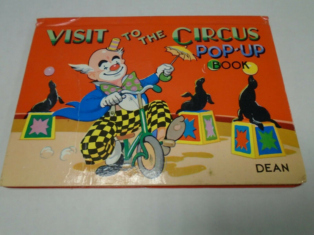 Visit to the Circus Pop-Up Book Dean & Son Great Britain Hardcover 112619AME