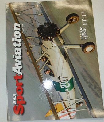 Sport Aviation Magazine Back To Stock PT-17 January 2009 012215R