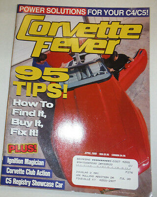 Corvette Fever Magazine 95 Tips & Ignition Magician April 2000 022715r