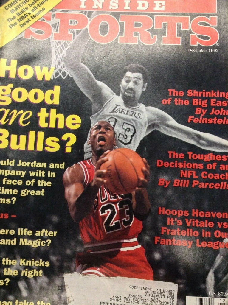 Inside Sports Magazine Michael Jordan December 1992 012319nonr