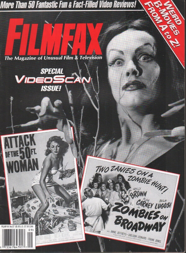 Filmfax August/September 1969 Videoscan Issue Zombies on Broadway 011719AME