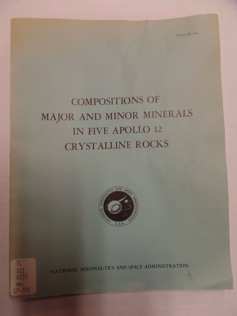 Compositions of Major and Minor Minerals in Five Apollo 12 EX-FAA 011317DBE2