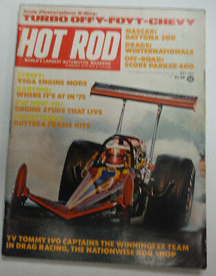 Hot Rod Magazine Vega Engine Mods Daytona 500 NO ML May 1975 050615R