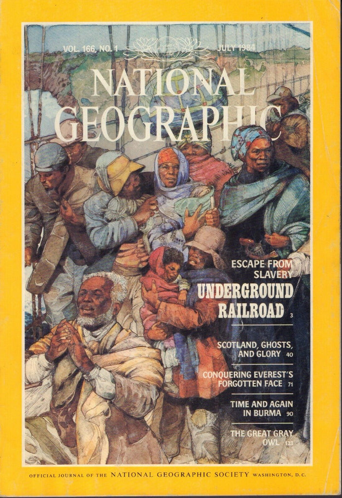 National Geographic Magazine July 1984 Underground Railroad 090617nonjhe