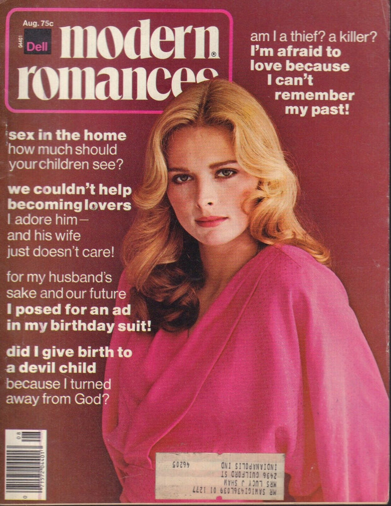 Modern Romances August 1977 Marianne Vandervort w/ML 091018AME2