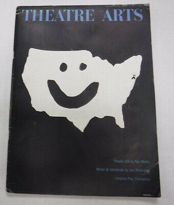 Theatre Arts Magazine Theatre USA & Michel De Ghelderode August 1962 072715R