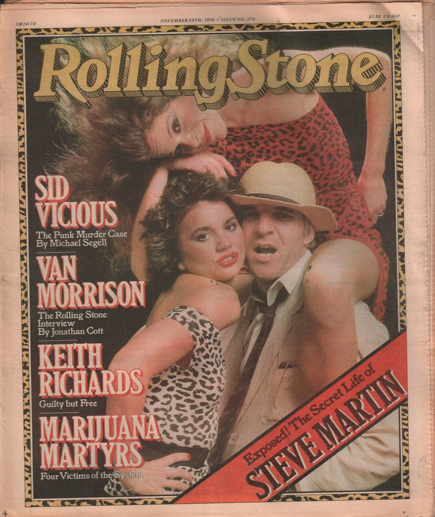 Rolling Stone Magazine November 30 1978 Steve Martin Sid Vicious 121219AME2