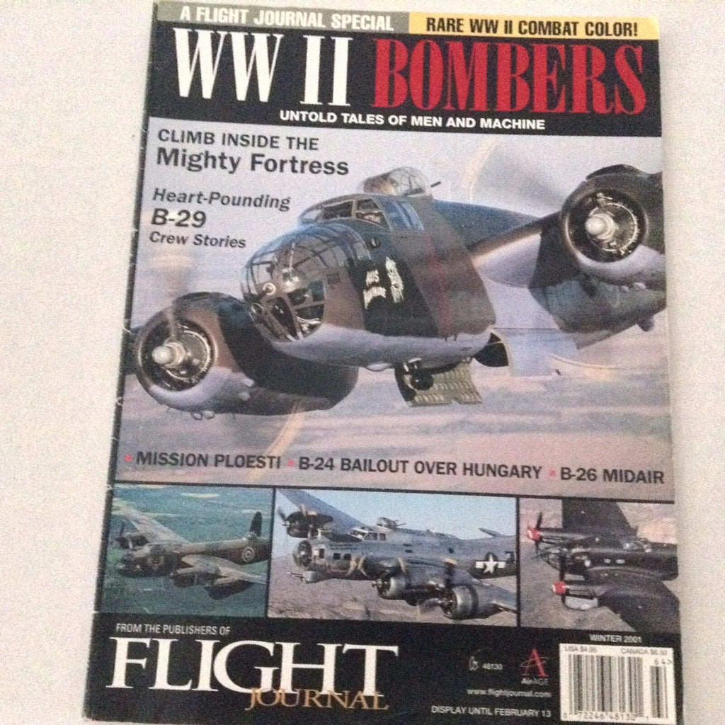 WWII Bombers Magzine B29 Mission Ploesti B26 Midair Winter 2001 062517nonrh2