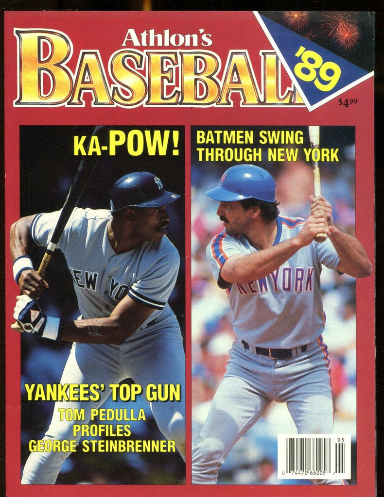 1989 Athlon's Baseball Magazine Dave Winfield EX 013017jhe