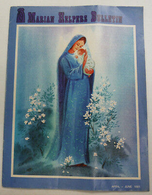 Marian Helpers Bulletin Magazine Rich In Mercy April/June 1981 012615R