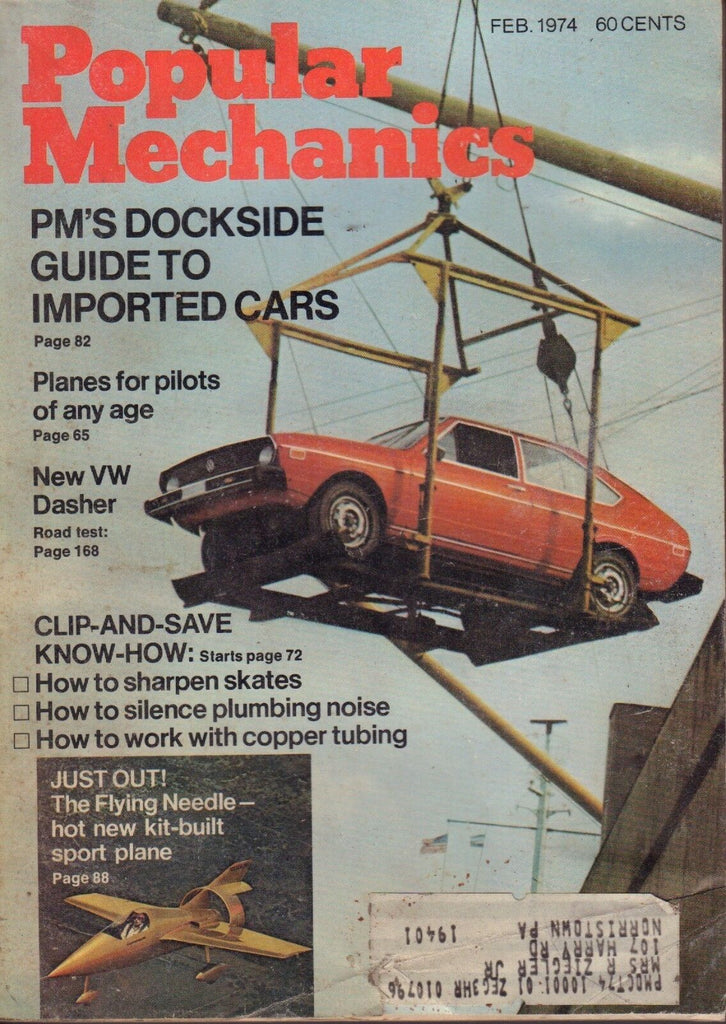 Popular Mechanics Magazine February 1974 Imported Cars 090117nonjhe