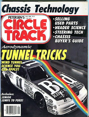 Petersen's Circle Track Magazine Jan. 1989 Tunnel Tricks VGEX 012516jhe