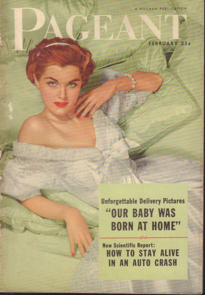 Pageant Mag February 1955 Nancy O'Sullivan Cheesecake Pin Up Girls 091218AME