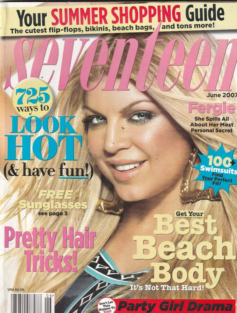 Seventeen Mag Fergie Ferg 725 Ways To Look Hot June 2007 101119nonr