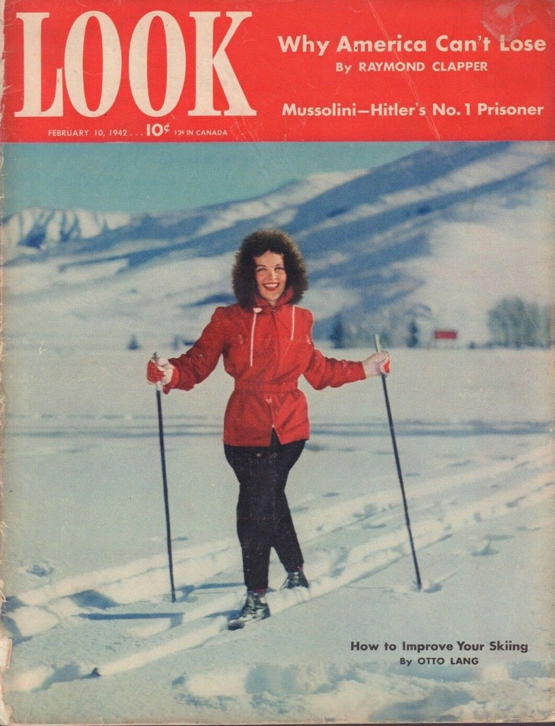 Look February 10 1942 Otto Lang Raymond Clappper Mussolini 010219DBE