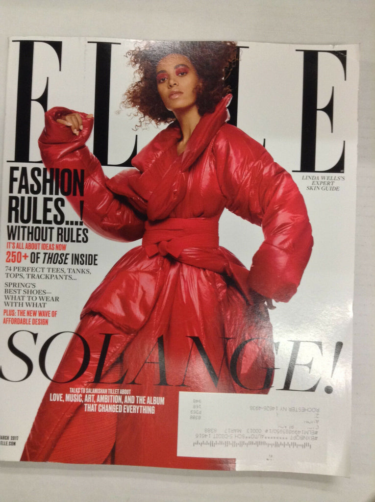 Elle Magazine Solange Fashion Rules 458 Pages March 2017 040617nonr