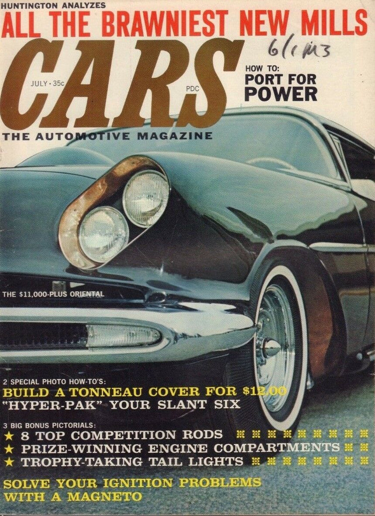 Cars July 1961 Maryn L Schorr 1961 Lincoln Continental 122118DBE
