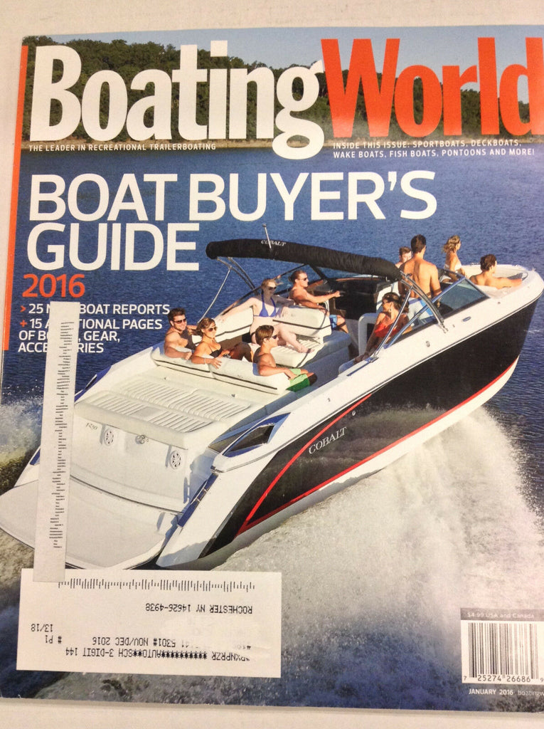 Boating World Magazine Boat Buyer's Guide January 2016 050417nonr