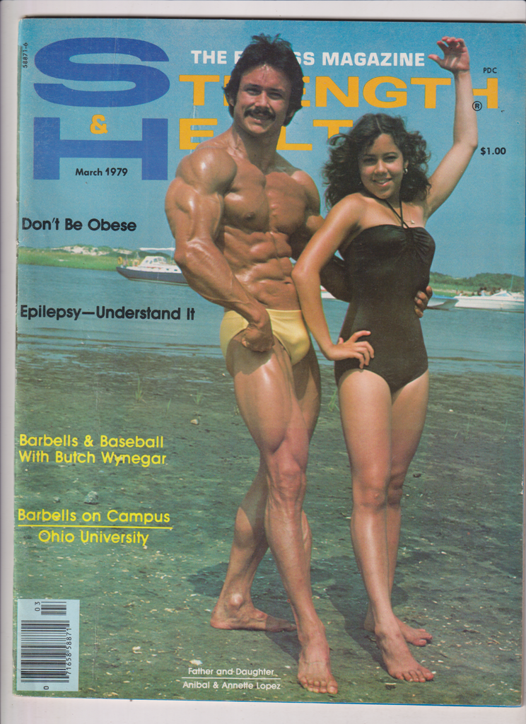 Strength & Health Mag Anibal & Annette Lopez March 1979 122719nonr