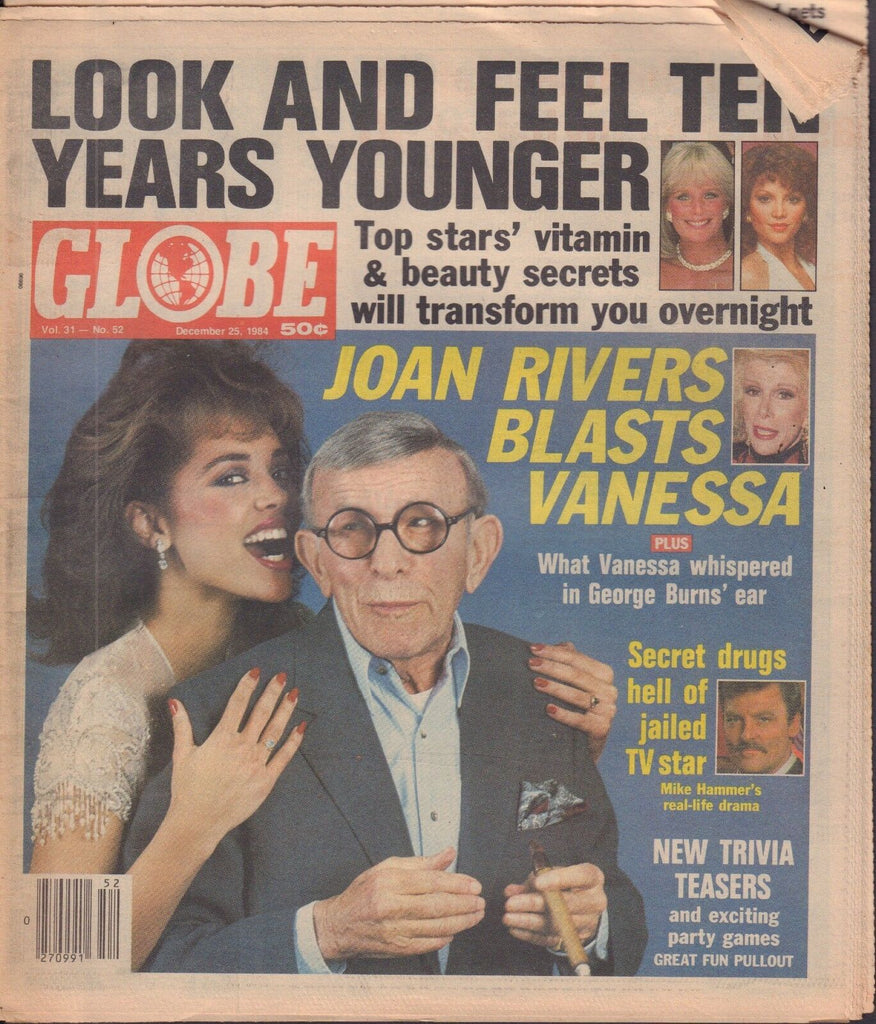 Globe December 25 1984 Joan Rivers, George Burns 092117DBE